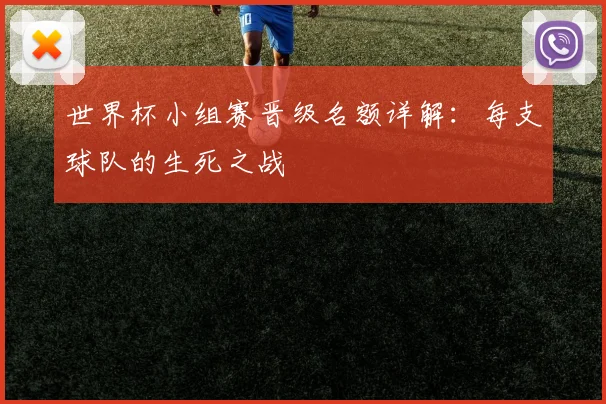 世界杯小组赛晋级名额详解:每支球队的生死之战